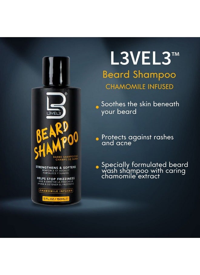 L3 Level 3 Beard Shampoo Cleanse And Nourish Your Facial Hair Softens And Tames Frizzy Beards (Single)  - Image 4