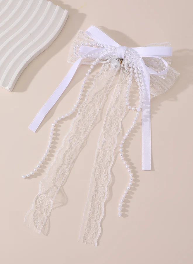 تايك تو Lace Bow Hair Clip