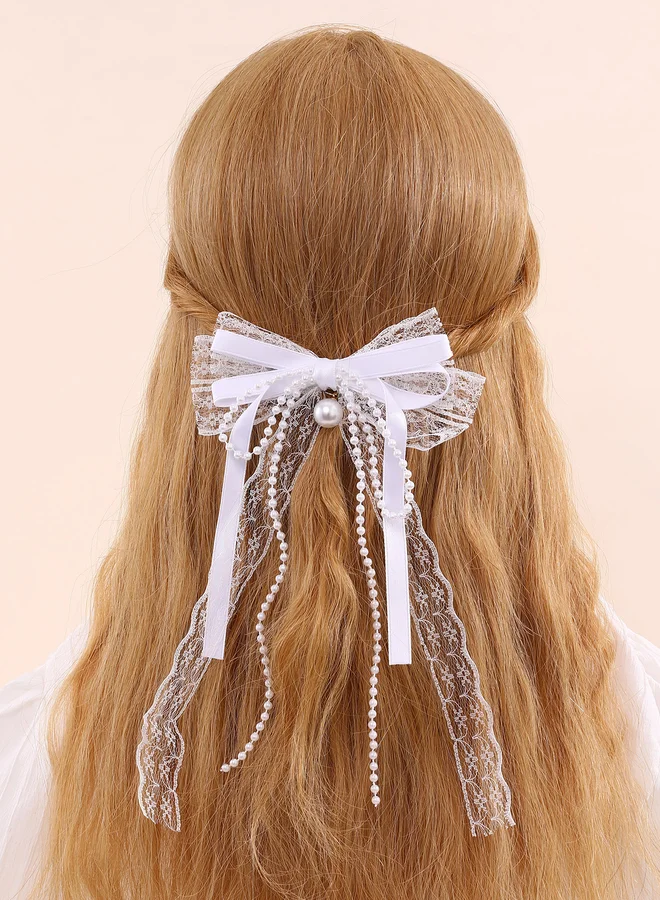 تايك تو Lace Bow Hair Clip