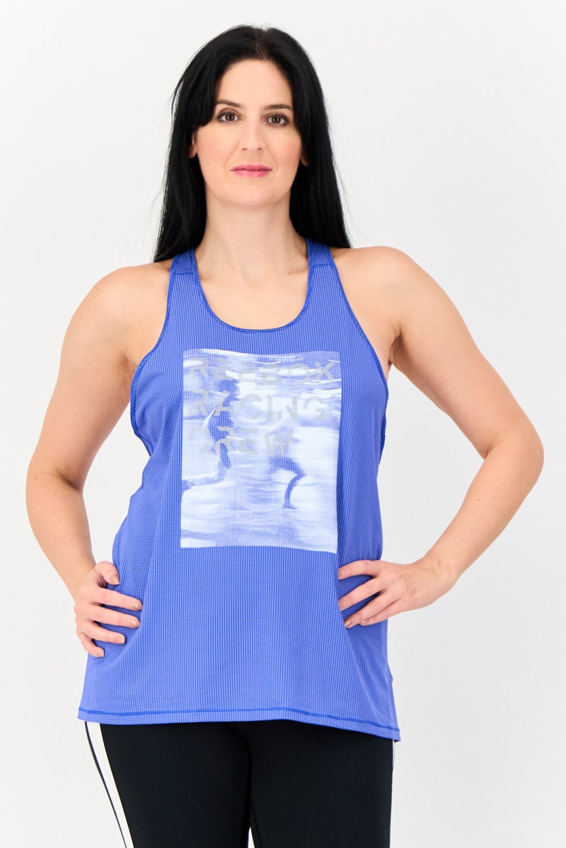 Reebok Women Sportswear Fit Sleeveless Outdoor Tank Top, Multicolor - Image 1