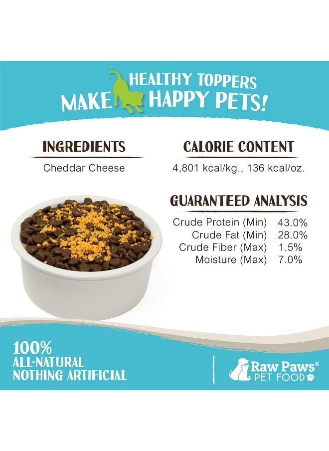 Raw Paws - Boost Pet Food Topper FreezeDried Cheese, 3.6Oz  Made In Usa  Dog Food Toppers For Picky Eaters  Dog Cheese Treats Dog Food Seasoning  Dog Meal Toppers For Dogs, Kibble Toppers For Dogs - Image 1