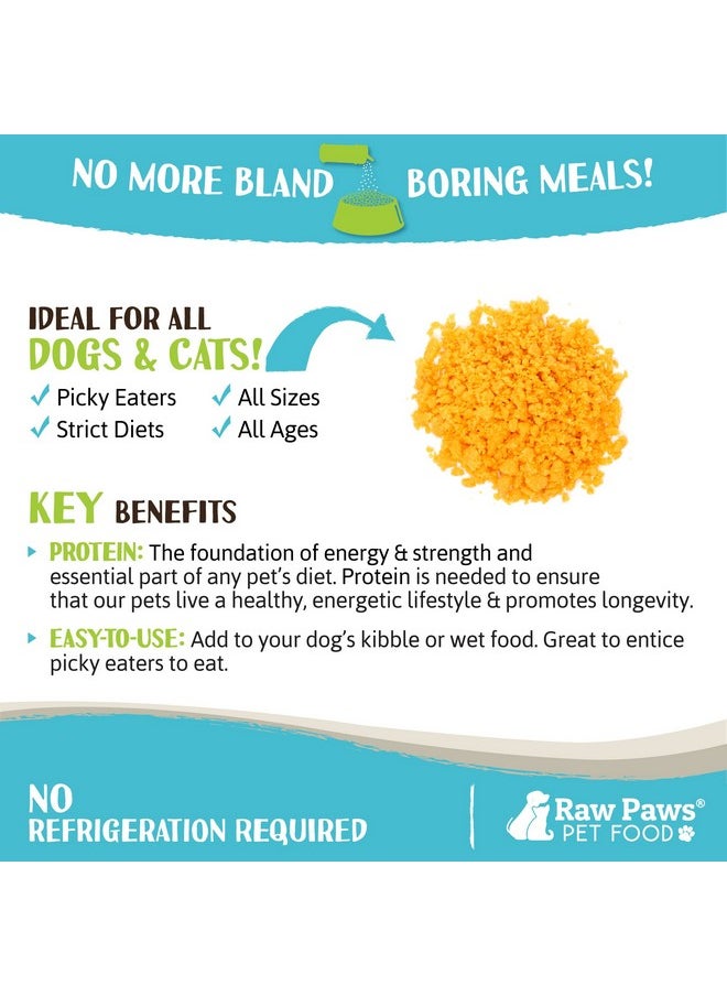 Raw Paws - Boost Pet Food Topper FreezeDried Cheese, 3.6Oz  Made In Usa  Dog Food Toppers For Picky Eaters  Dog Cheese Treats Dog Food Seasoning  Dog Meal Toppers For Dogs, Kibble Toppers For Dogs - Image 1