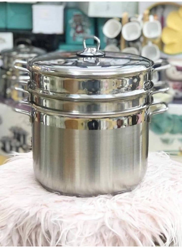Stainless Steel Steam Pot - Image 2
