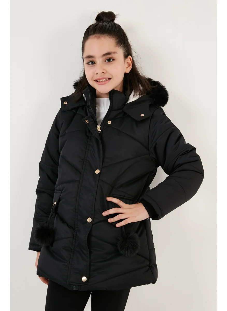 Lela Plush Lined Hooded Puffer Coat Girls' COAT 6035034