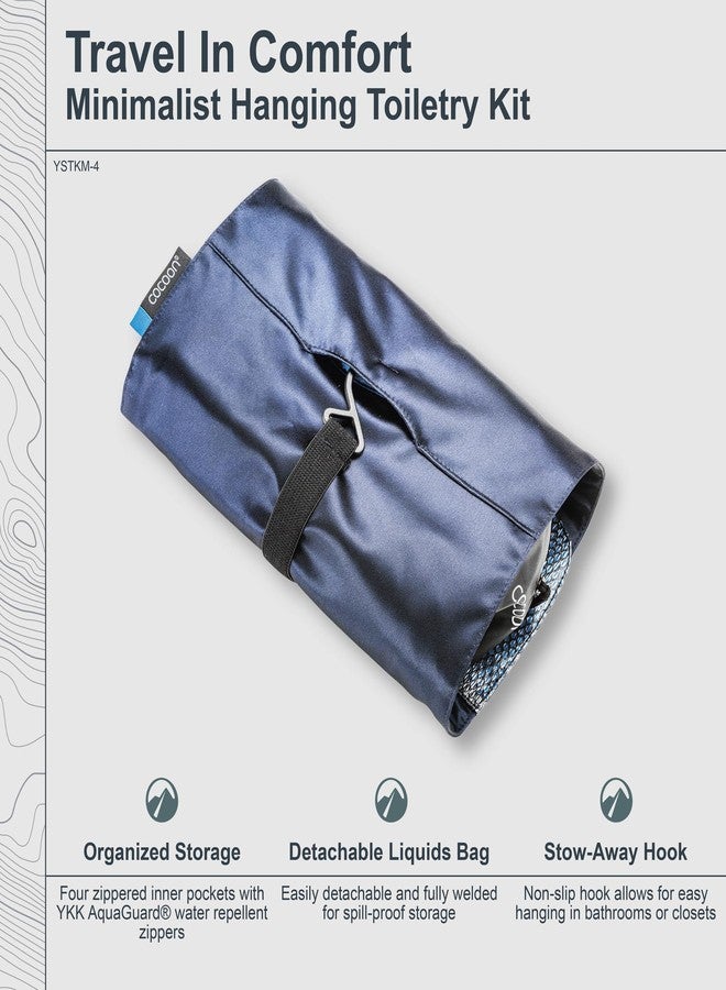 COCOON - Premium - Minimalist Hanging Toiletry Kit - Laminated Silk - Night Sky - Image 2