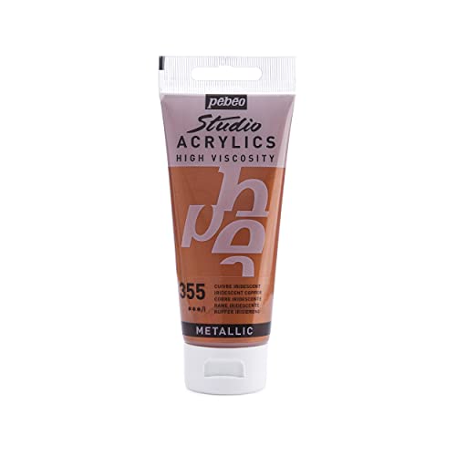 Pebeo - Acrylic Fine Studio Acrylics - Copper - Copper 100ml/3.38oz - Image 1