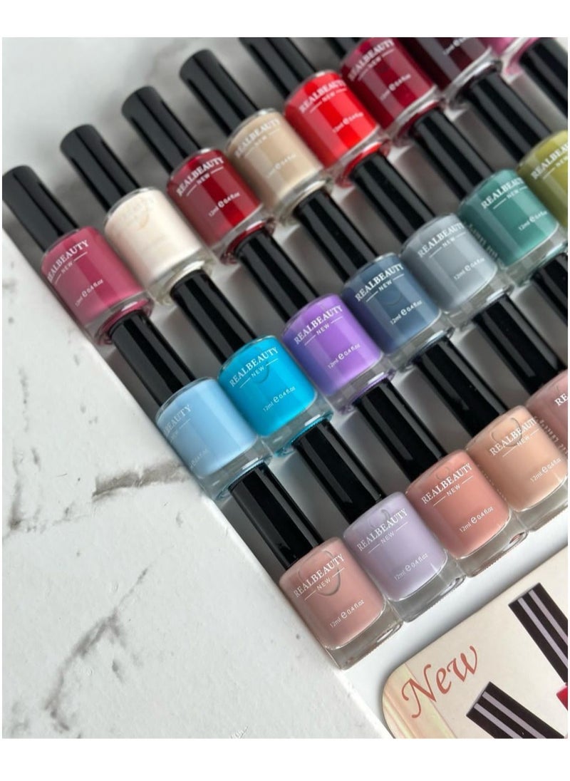 24-Piece Nail Polish Set Multicolour - pzsku/ZBADA2295B232EF78A118Z/45/_/1713210366/936553da-1300-400e-b866-f887e8790022
