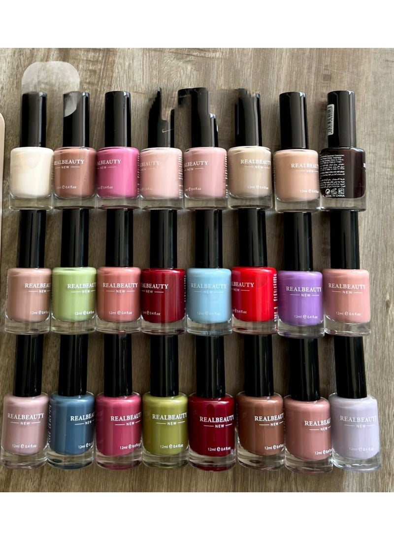 24-Piece Nail Polish Set Multicolour - pzsku/ZBADA2295B232EF78A118Z/45/_/1713210404/f6c9159e-2b95-4596-93df-c281060e7558
