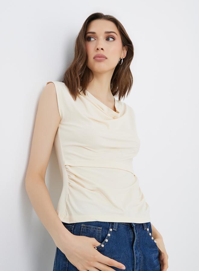 Take Two Solid Sleeveless Layered Top - Image 1