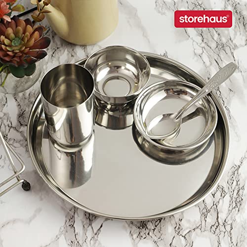 Storehaus Stainless Steel 2 pc Katoris Kitchenware Set Ideal for Home, Restaurants and Family Use, Silver - Image 5