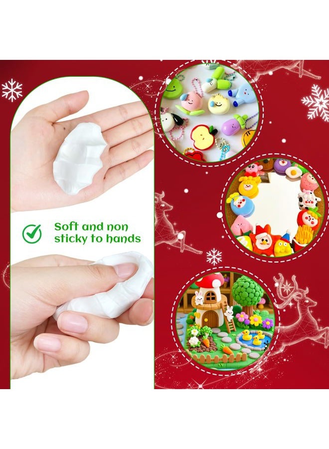 Blvochnnt 50 Pack White Air Dry Foam Clay,1.12lb Soft Molding Lightweight Clays with 3 Pcs Sculpting Tools for Kids,Adults,Crafting Cosplay,Artistic Projects - Image 3