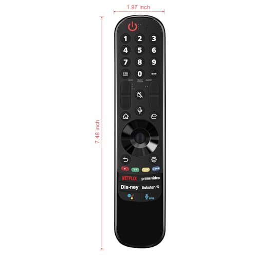 Vinabty MR22GN MR22GA AKB76040009 Replace Magic Voice Remote fit for LG Smart TVs 2022 Model OLED Z2 G2 C2 B2 A2 QNED QNED99 90 85 80 NanoCell NANO80 75 Series UHD 4K TV UQ90 UQ80 UQ75 UQ70 Series - Image 2