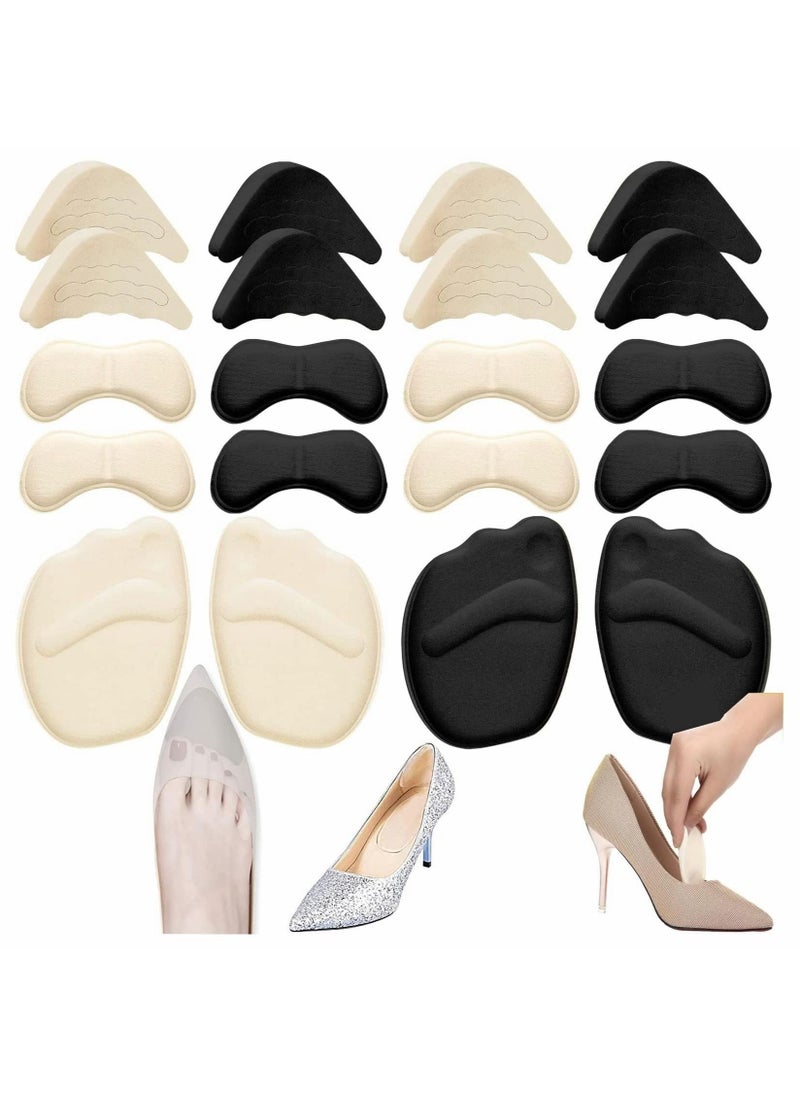 KASTWAVE 10 Pairs Shoe Filler High Heel Cushion Pads Adjustable Toe Inserts Front Insoles - Image 1