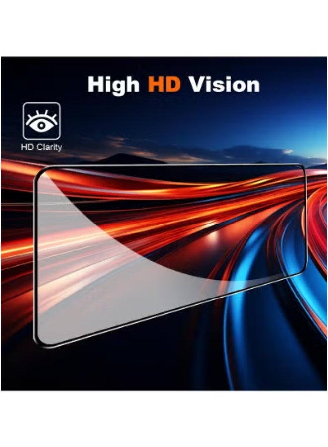 JAJEEK Redmi Note 14 4G Case with 2-Pack Screen Protector | 6.67-Inch Transparent TPU Case with Black Edge | Shockproof Four-Corner Airbag Bumper Cover | Full Coverage Tempered Glass | Flexible Soft Case (Not Compatible with 5G Models) - Image 3