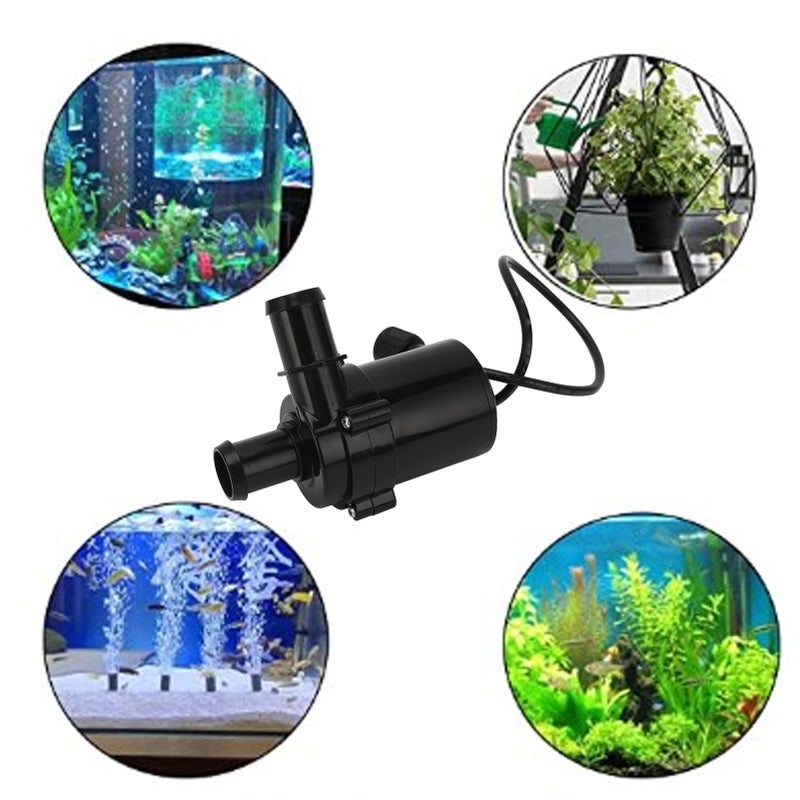 DC Water Pump Brushless Electric Submersible for Aquarium 10meter Lift 36L/min 47W 12V - Image 3