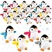 Kasyat 24 Pcs Mini Plush Penguins Stuffed Toys Animal Cute Small Baby Penguin Stuffed Doll Keyholder Bag Pendant for Valentine Birthday Gifts Party Favors 4 Inch 4 Colors - Image 3