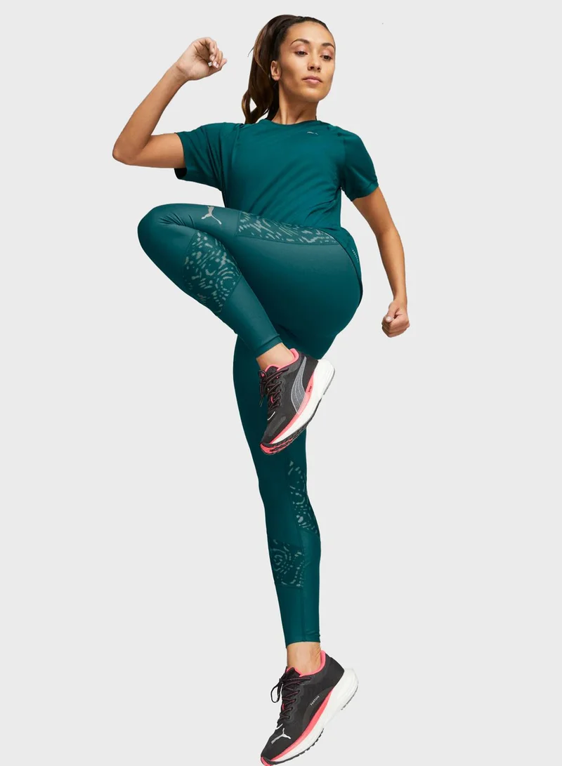 PUMA Ultraform Run Aop Brushed High Waist Tights