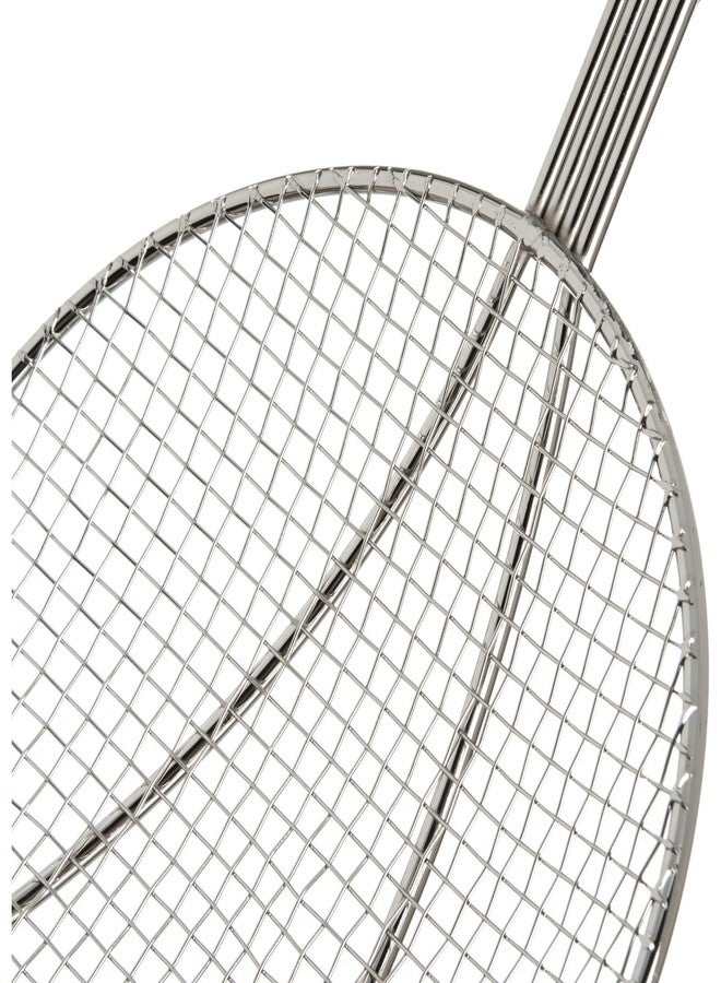 Soro Essentials- 7” Stainless Steel Round Coarse Mesh Wire Skimmer Strainer- Cooking Skimmer Spoon Ladle Skimmers Strainer Spoon for Kitchen Cooking Straining Frying Draining Home Kitchen Restaurant - Image 4