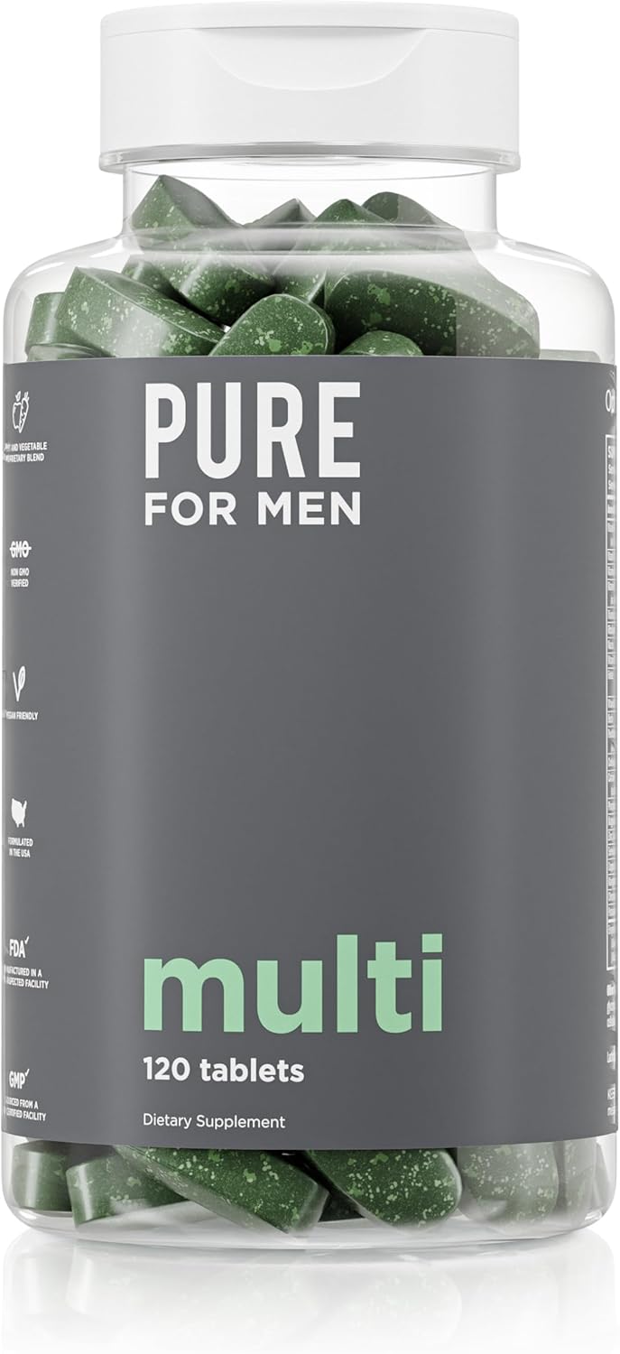 PURE FOR MEN Pure Multivitamin Tablets for Men - 120 Count - Image 1