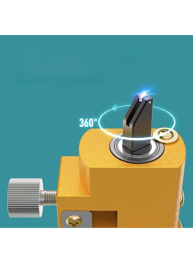 THE WHITE SHOP 2PCS-Heavy Duty Circular Glass Cutter with Round Knob Handle and Suction Cup Adjustable Diamond Glass Cutter Tool - Image 2