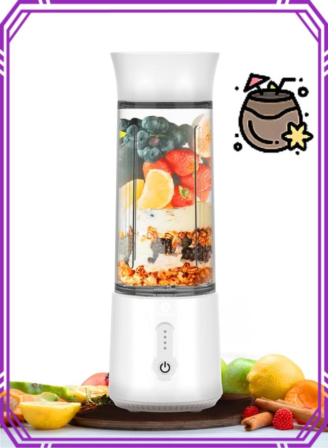 أبيكس خلاط محمول، خلاط شخصي هز وانزلاق، خلاط صغير قابل لإعادة الشحن،، مع غطاء سفر للمنزل/المطبخ/صالة الألعاب الرياضية ,الأبحاث المتعلقة ب محمول عصارة الفاكهة خلاط - Image 1