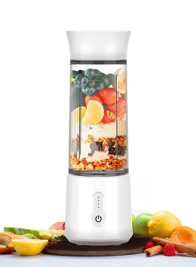 أبيكس خلاط محمول، خلاط شخصي هز وانزلاق، خلاط صغير قابل لإعادة الشحن،، مع غطاء سفر للمنزل/المطبخ/صالة الألعاب الرياضية ,الأبحاث المتعلقة ب محمول عصارة الفاكهة خلاط - Image 4