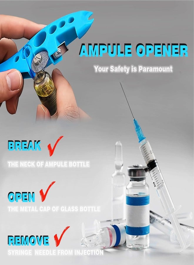 NCGDPZY Versatile Ampoule Bottle Cutter with Finger Safe Design - Easy-to-Use Vial Opener for Nurses, Pharmacists, and Doctors, Reliable Construction for Home & Professional Use (Blue) - Image 4