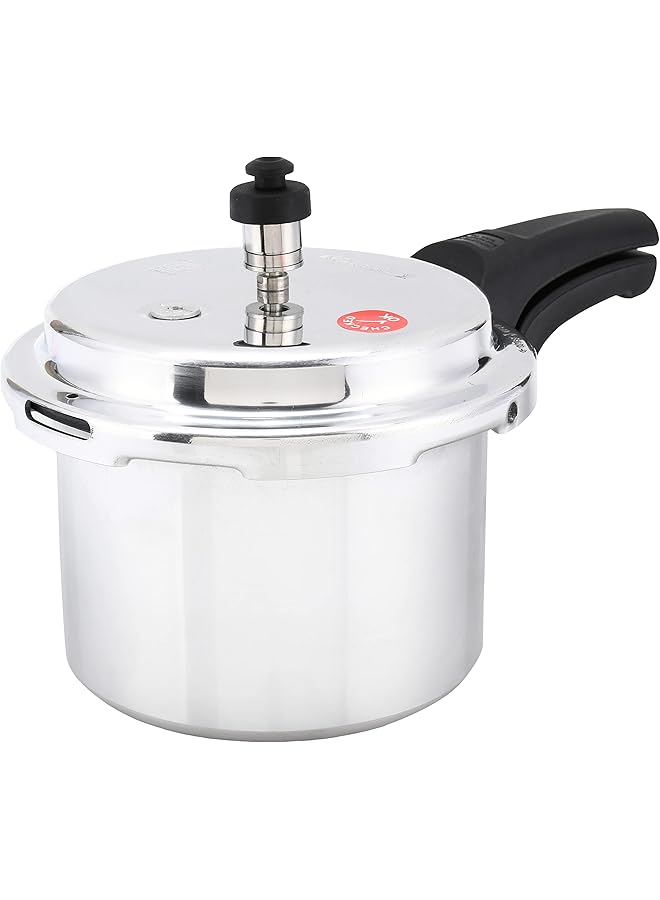 KRYPTON 3L Induction Base Pressure Cooker   Lightweight & Durable Cooker With Lid, Cool Touch Handle And Safety Valves | Evenly Heating Base | Perfect For Rice, Meat, Veggies & More - Image 1