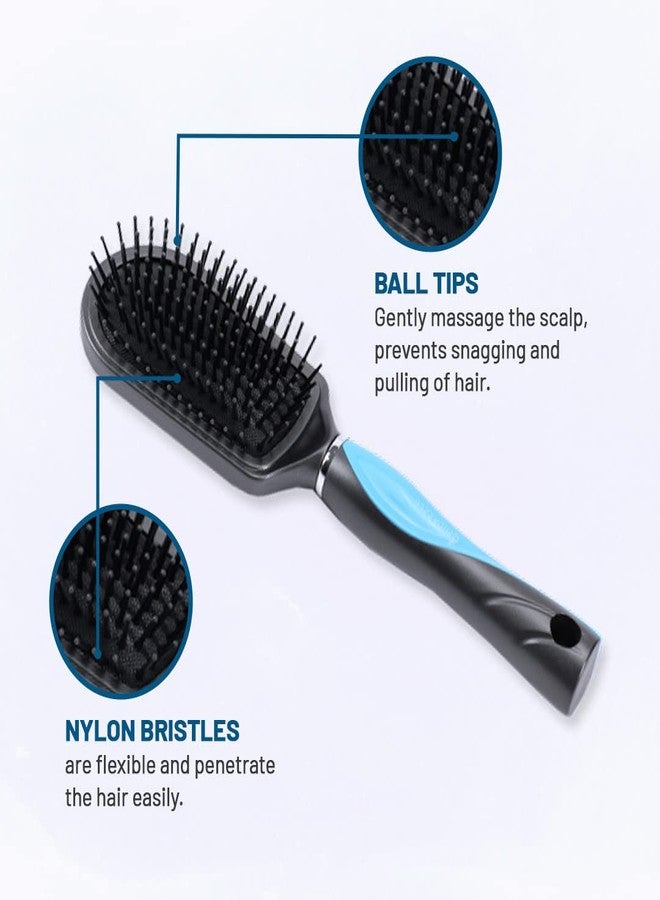 Omidazzle Midazzle Premium Cushioned & Curl Hair Brush for Men & Women - Pack of 2 (HB2-12) - Image 4