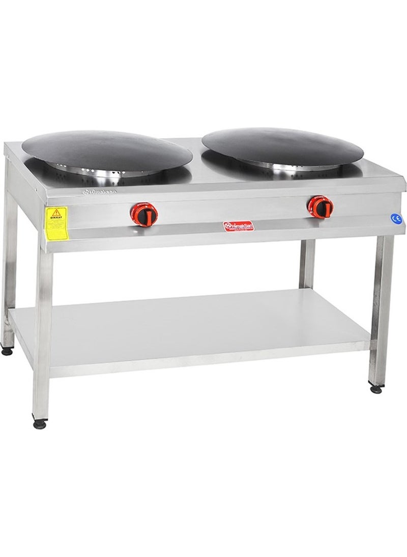 Himaksan Industrial LPG Cylinder Double 55 Footed Pancake Cooker 