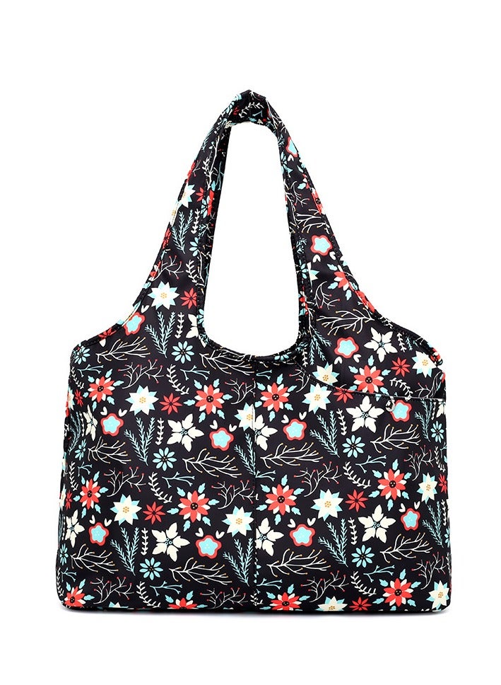 Multi Pocket Tote Shoulder Bag Multi-function Nylon Shoulder Handbag Travel Purse Bags For Women  - Image 1