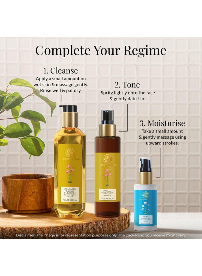 Forest Essentials Delicate Facial Cleanser With Saffron & Neem | Ayurvedic Purifying Face Wash | For Combination To Oily Skin | Sulphate Free | Paraben Free - Image 5