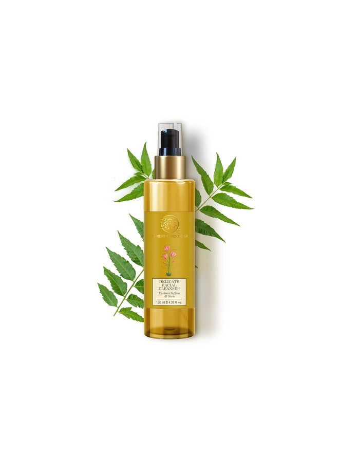 Forest Essentials Delicate Facial Cleanser With Saffron & Neem | Ayurvedic Purifying Face Wash | For Combination To Oily Skin | Sulphate Free | Paraben Free - Image 2