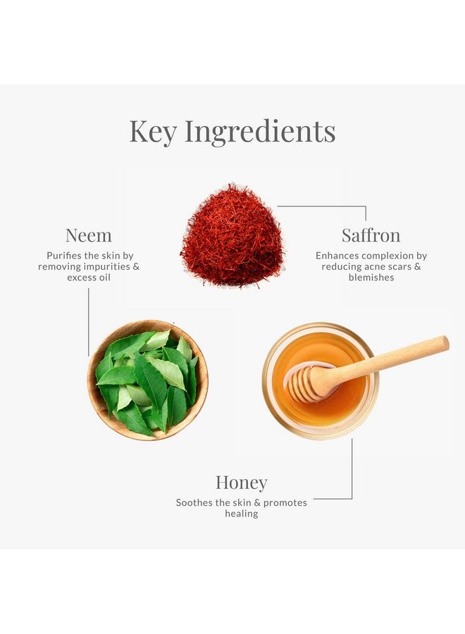 Forest Essentials Delicate Facial Cleanser With Saffron & Neem | Ayurvedic Purifying Face Wash | For Combination To Oily Skin | Sulphate Free | Paraben Free - Image 4