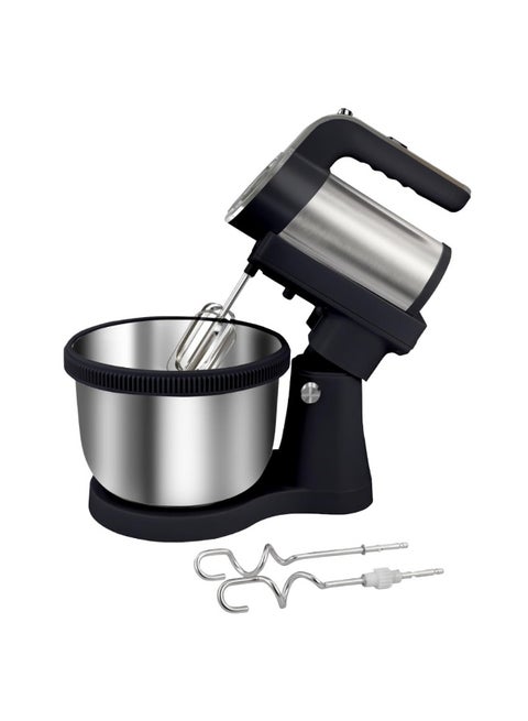 4L Stainless Steel Stand & Hand Mixer – 1000W Powerful Egg Beater with Rotating Bowl
