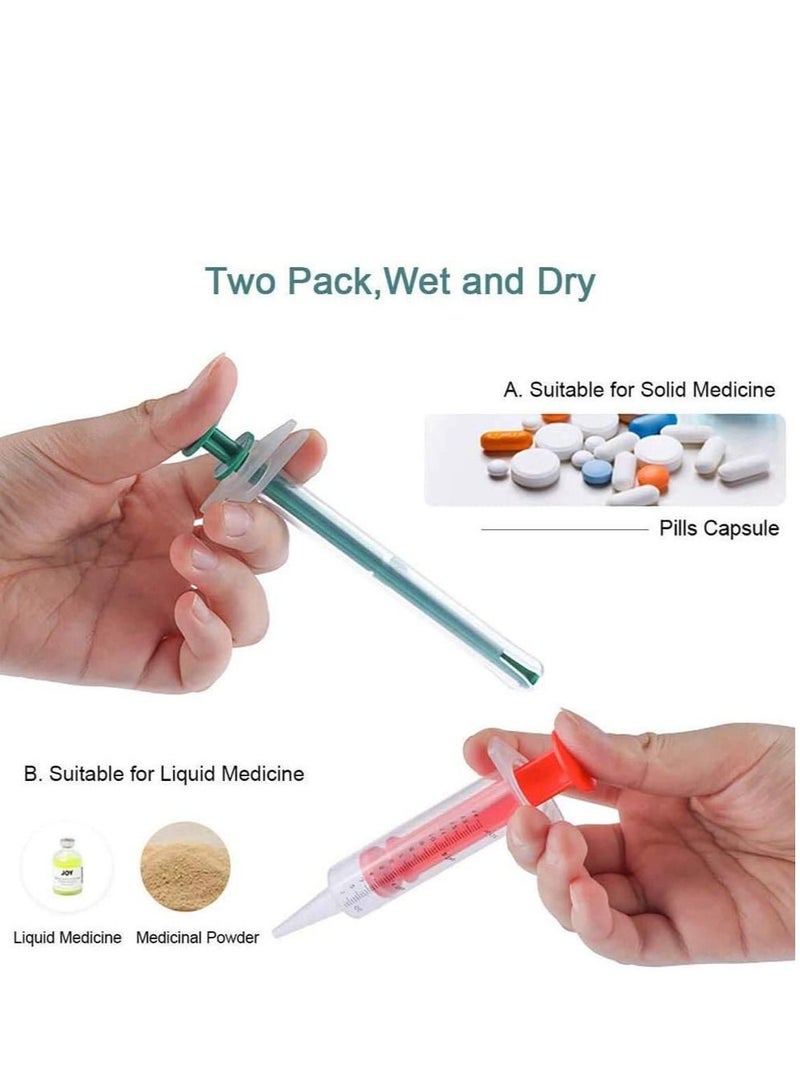 SYOSI Feeder Pill Pusher Pet Feeding Syringe Medicine Injector Tablets Capsules Liquid Medicine Nursing Feeding Tool for Dogs Cats - Image 5