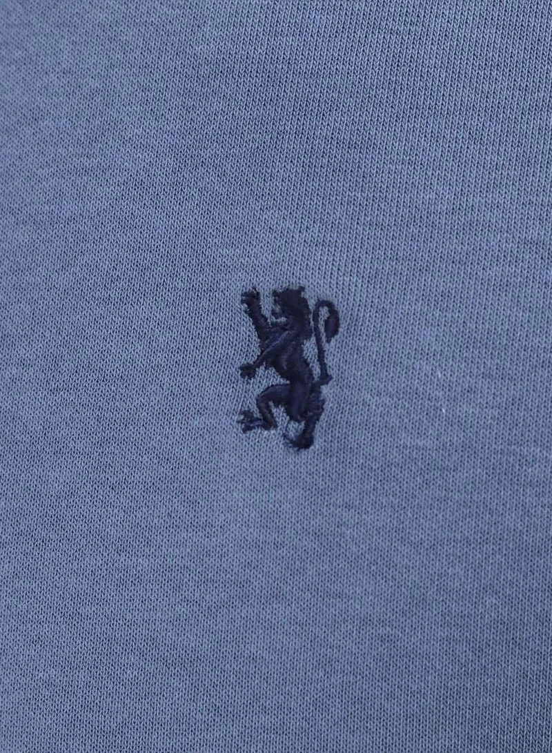 GIORDANO Men’s Cotton Polyester French Terry Crew Neck Sweatshirt