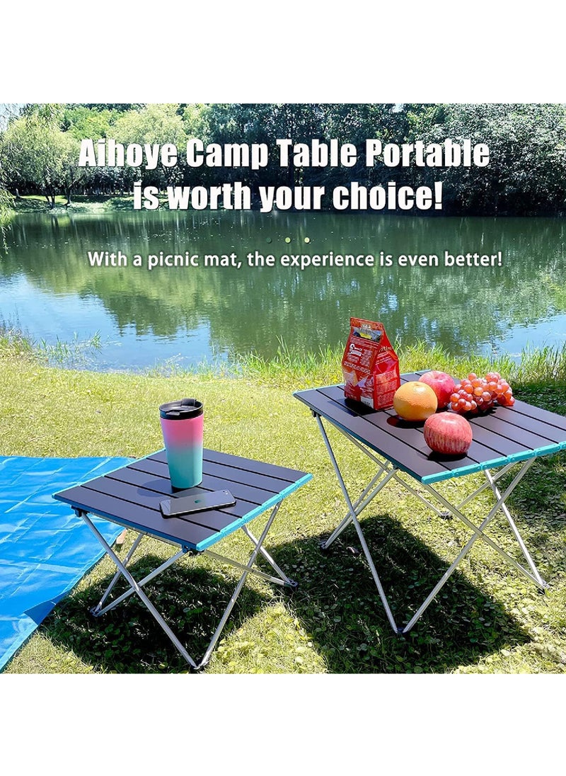 Portable Camping Table - Ultralight Small Folding Table with Aluminum Table Top and Carry Bag Beach Table for Outdoor Picnic BBQ Cooking Home Use - pzsku/ZBADB3207F42C4B7EE09AZ/45/_/1701683898/b661c680-820b-4faf-9284-0dc9480ec94c