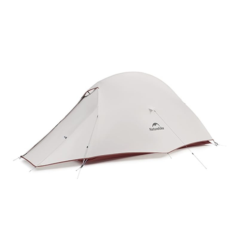 windhike Naturehike 2024 Cloud up Pro Tent, Upgrade Ultralight Tents,1.23kg/2.7lbs,Double 1 Person Tent,for Cycle Camping,Backpacking,Hiking,Self-Standing, Construction,Easy Set up (Grey) - Image 1