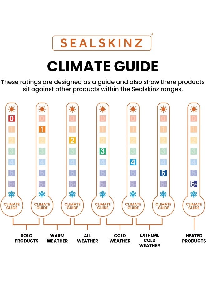 SEALSKINZ SEALSKINZ unisex Windproof All Weather Knitted Glove  - Image 5