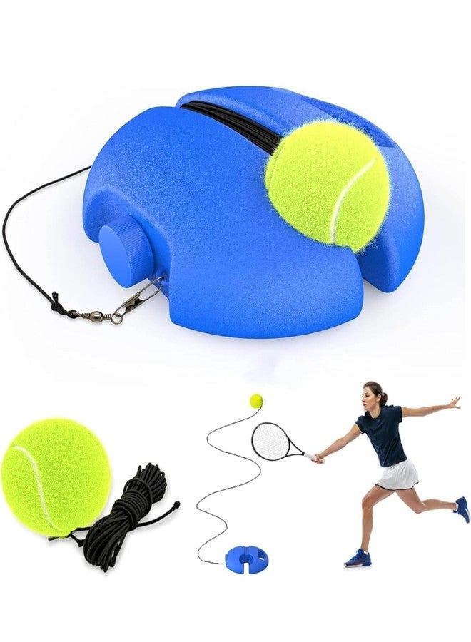 PHvilla Tennis Trainer Rebound Ball with String|Tennis Trainer Set|Self Tennis Practice Ball with String Cricket Trainer Rebound Ball with Rope Fill Sand or Water Pack of - Image 2