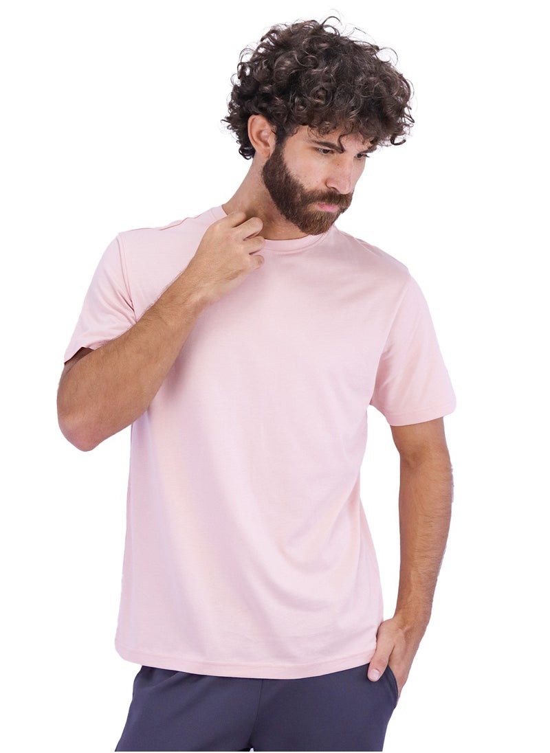 GIORDANO - Men's Classic Tee - Pink - Image 1