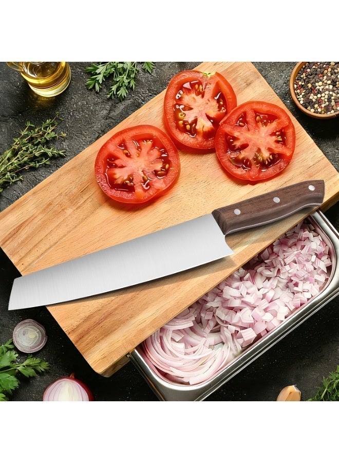 OSOOKE 3-Piece Japanese Knife Set, Forged Chef Knife, Boning Knife and Nakiri, Wood Handle - Image 4