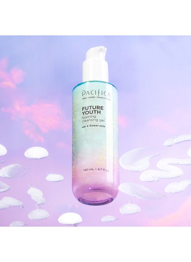 Pacifica Beauty Future Youth Foaming Cleansing Gel Gentle Face Wash Facial Cleanser For All Skin Types Ectoin Alcoholfree Dermatologist Tested Makeup Melting Cleanser Vegan  - Image 5