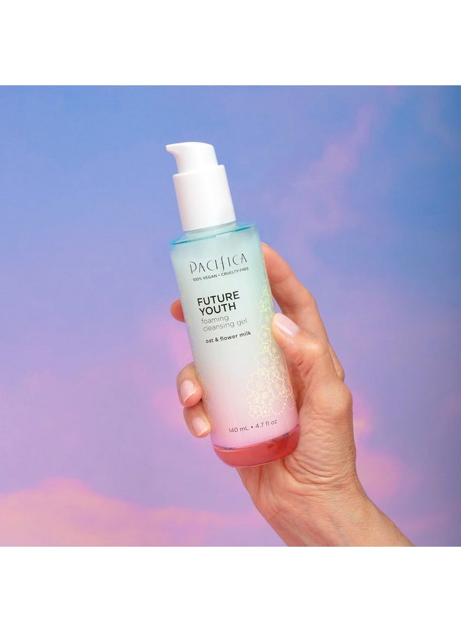Pacifica Beauty Future Youth Foaming Cleansing Gel Gentle Face Wash Facial Cleanser For All Skin Types Ectoin Alcoholfree Dermatologist Tested Makeup Melting Cleanser Vegan  - Image 3