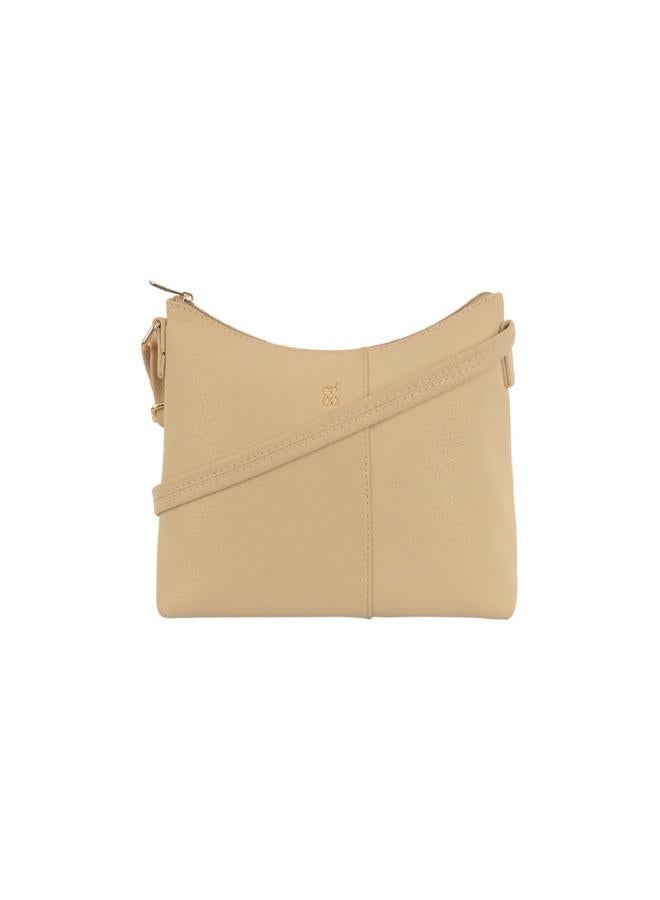 Baggit Women Beige Sling Bag Small Size | Ladies Stylish Casual Cross Body Purse Handbag - Image 1