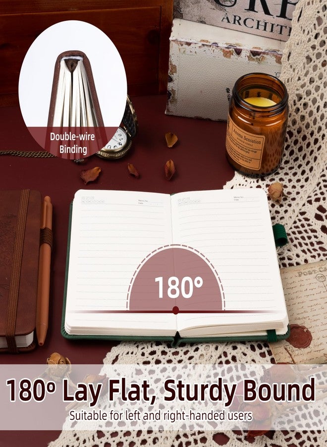 ALKALO 3 Pack Pocket Journaling Notebooks, A6 Small Notebook For Note Taking Journaling Notebooks Journals For Writing Mini Note Pads With Pen Holder 120 Pages 100 GSM Thick Paper - Image 4