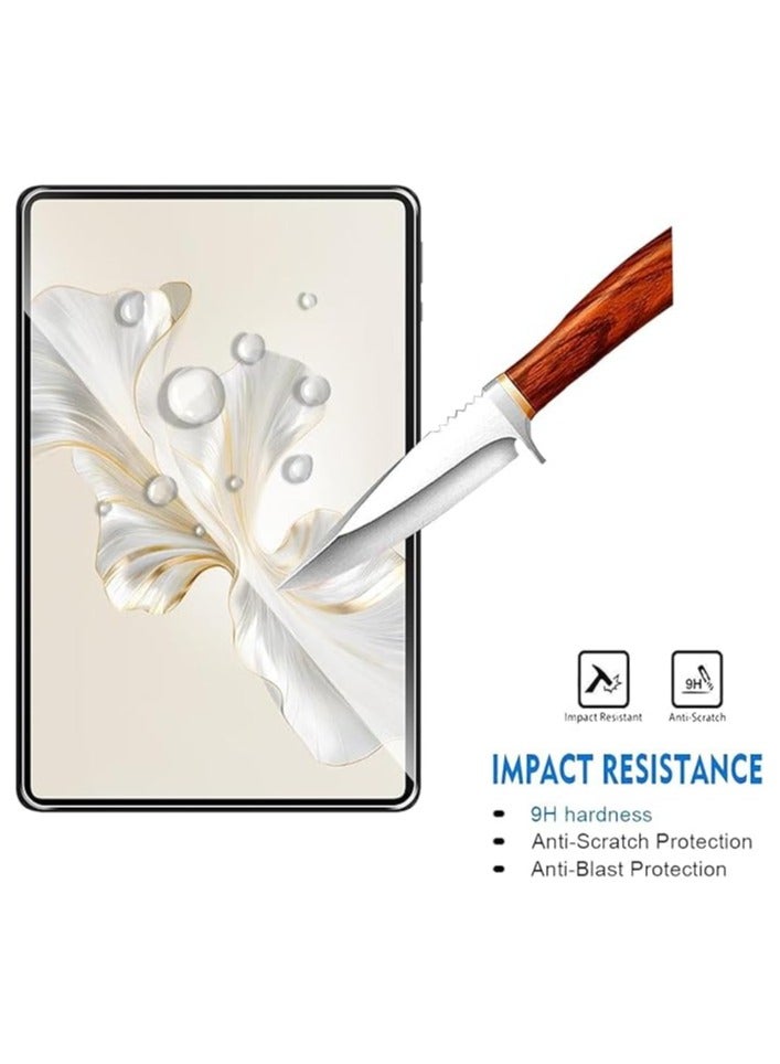 erorex [2-Pack] 9H Hardness Screen Protector for Honor Pad 9 12.1 inch 2024, HD Clear, Easy to Install, Anti-scratch Bubble Free Tempered Glass - Image 4