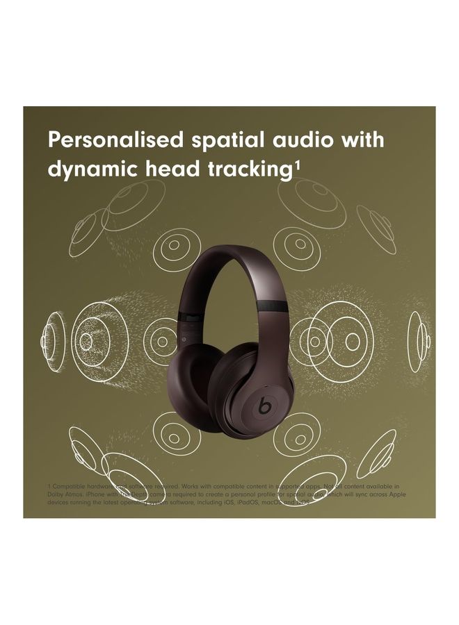 beats New 2023 Studio Pro Wireless Over-Ear Headphones With Noise Cancellation Deep Brown - Image 4