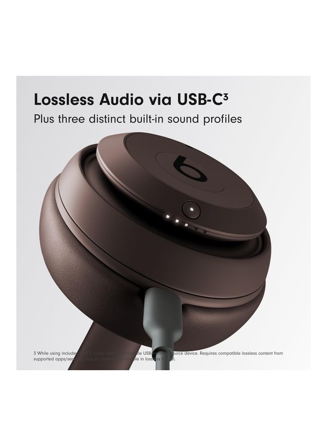 beats New 2023 Studio Pro Wireless Over-Ear Headphones With Noise Cancellation Deep Brown - Image 2